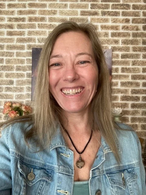 Portrait of the Reiki practitioner.